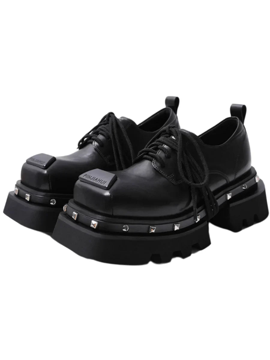 DESIGN SQUARE HEAD DERBY SHOES S021