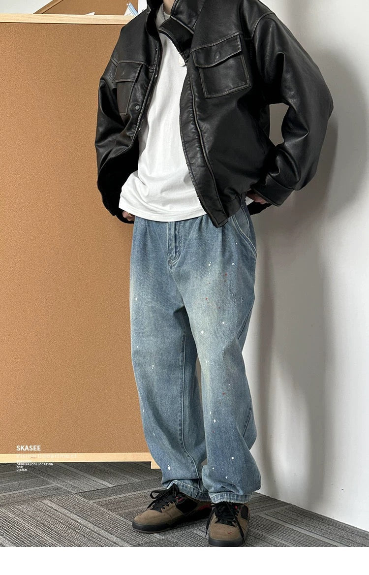 Morandi Brown Thickened Warm Lambswool Streetwear Coat FE0269