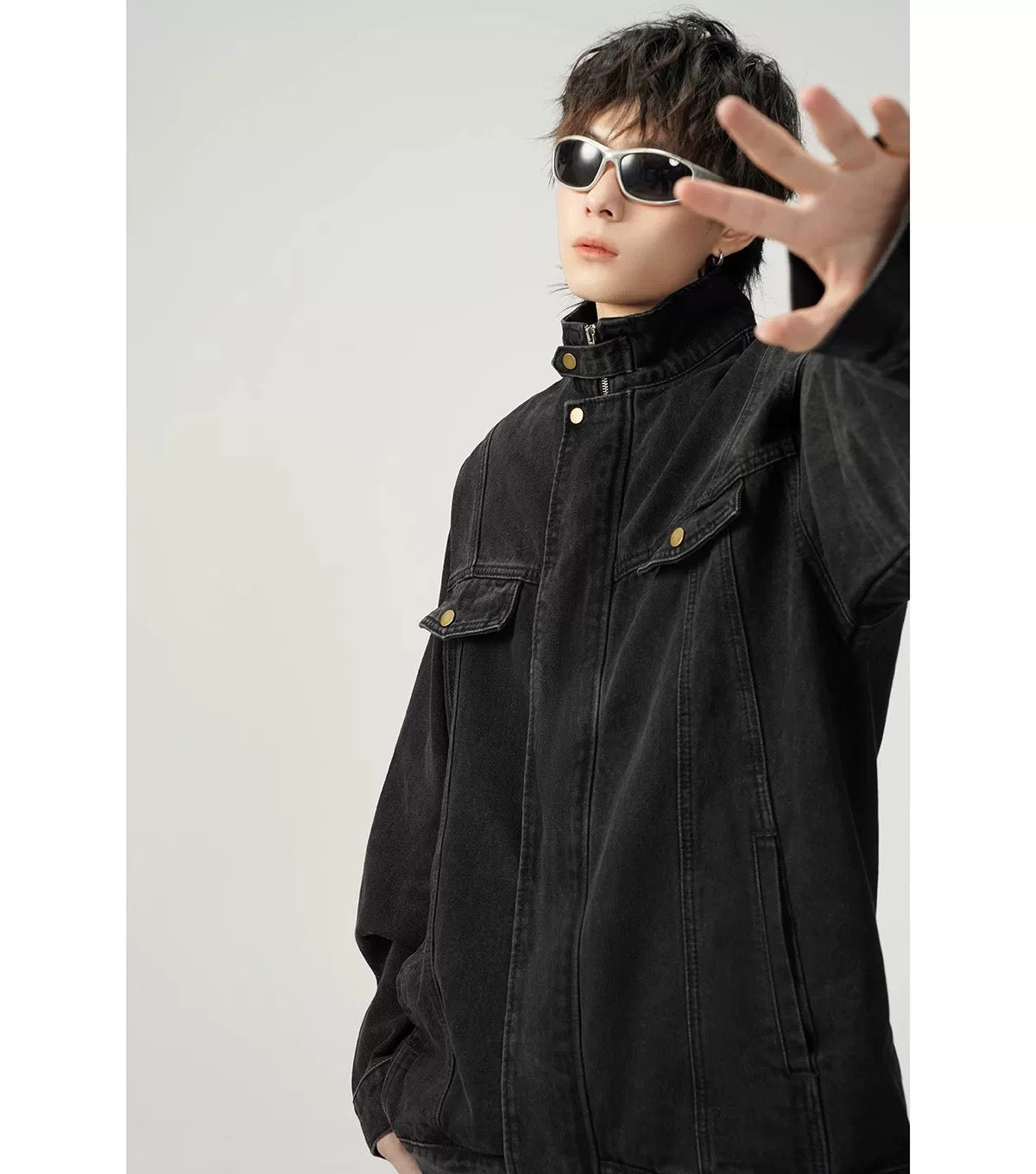 Men’s Vintage Washed Denim Jacket FE0322