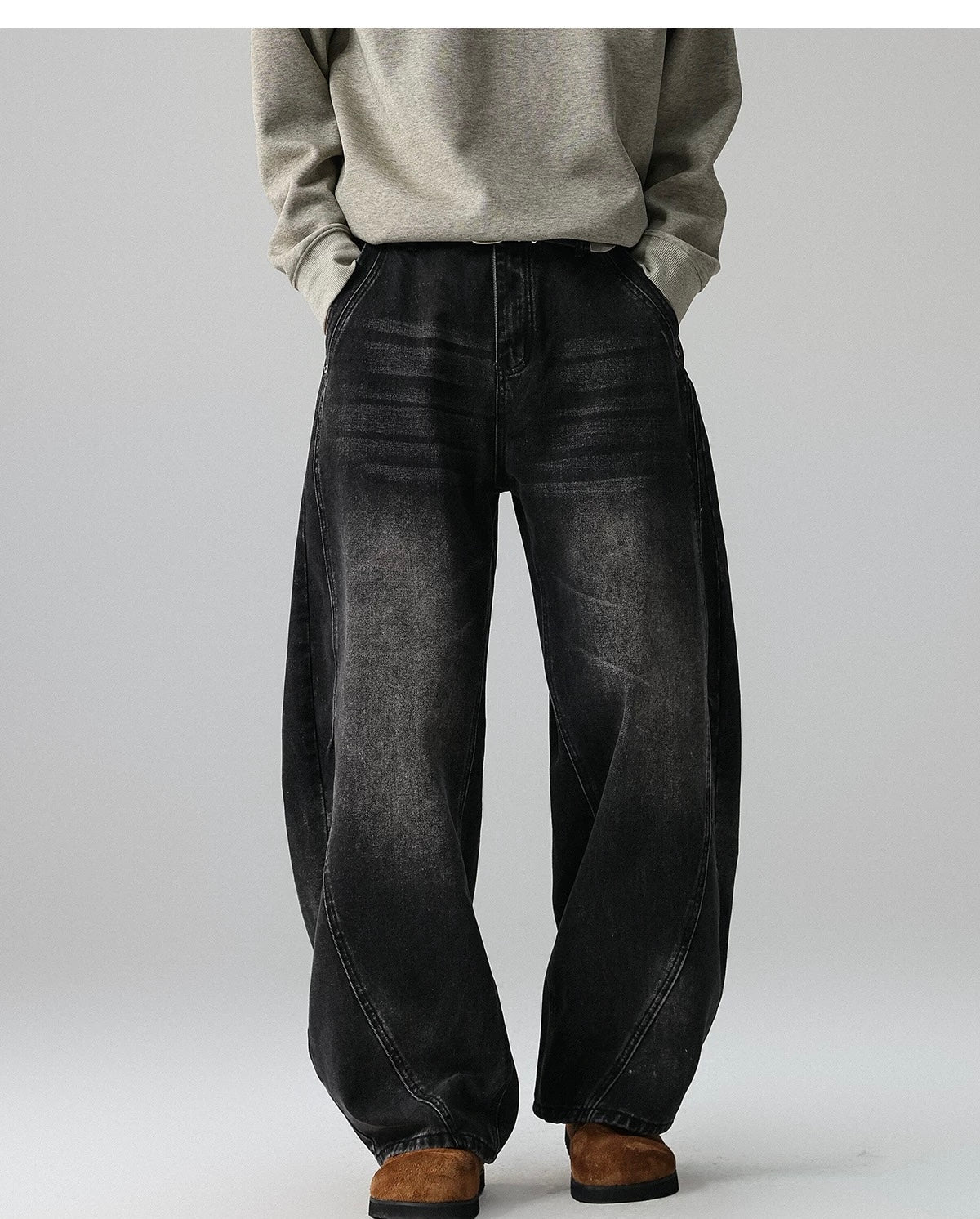 Men’s American Vintage Wide-Leg Jeans FE0096