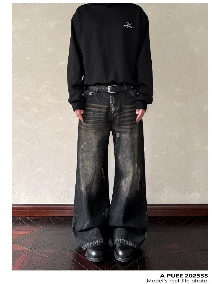 Men’s American Vintage Wide-Leg Denim Jeans FE0089
