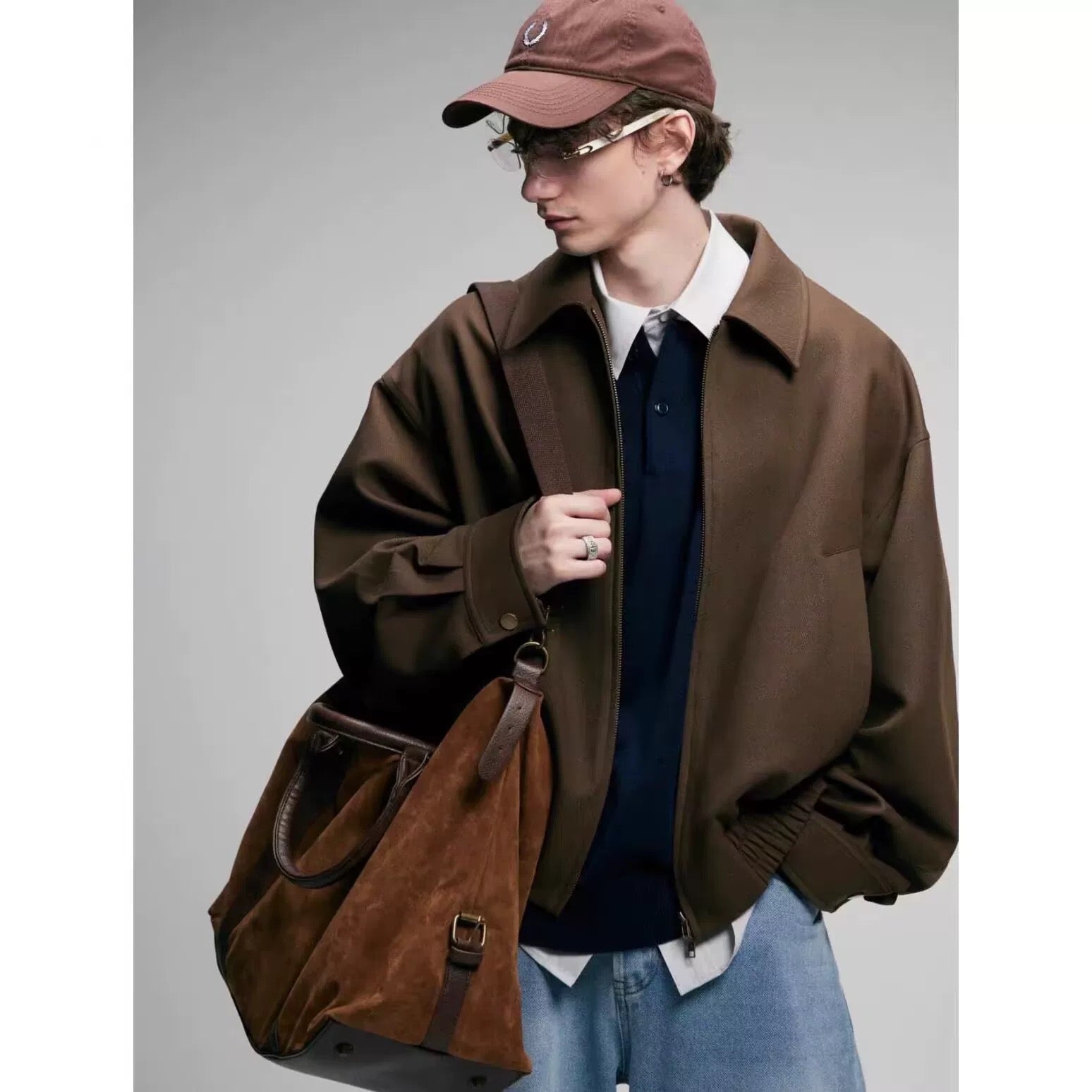 Men’s American Retro Commuter Jacket – Minimal Vintage Street Outerwear FE0305