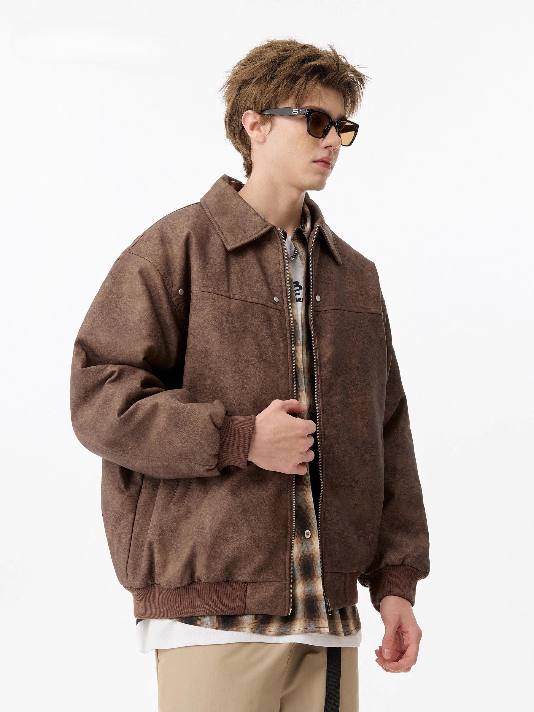 American PU leather jacket FE0247