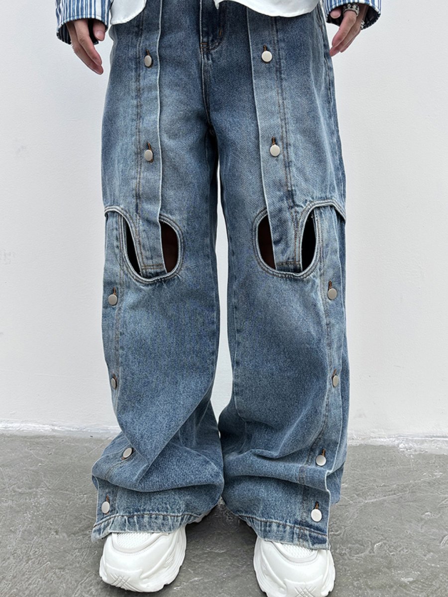 straight wide-leg jeans FE0109
