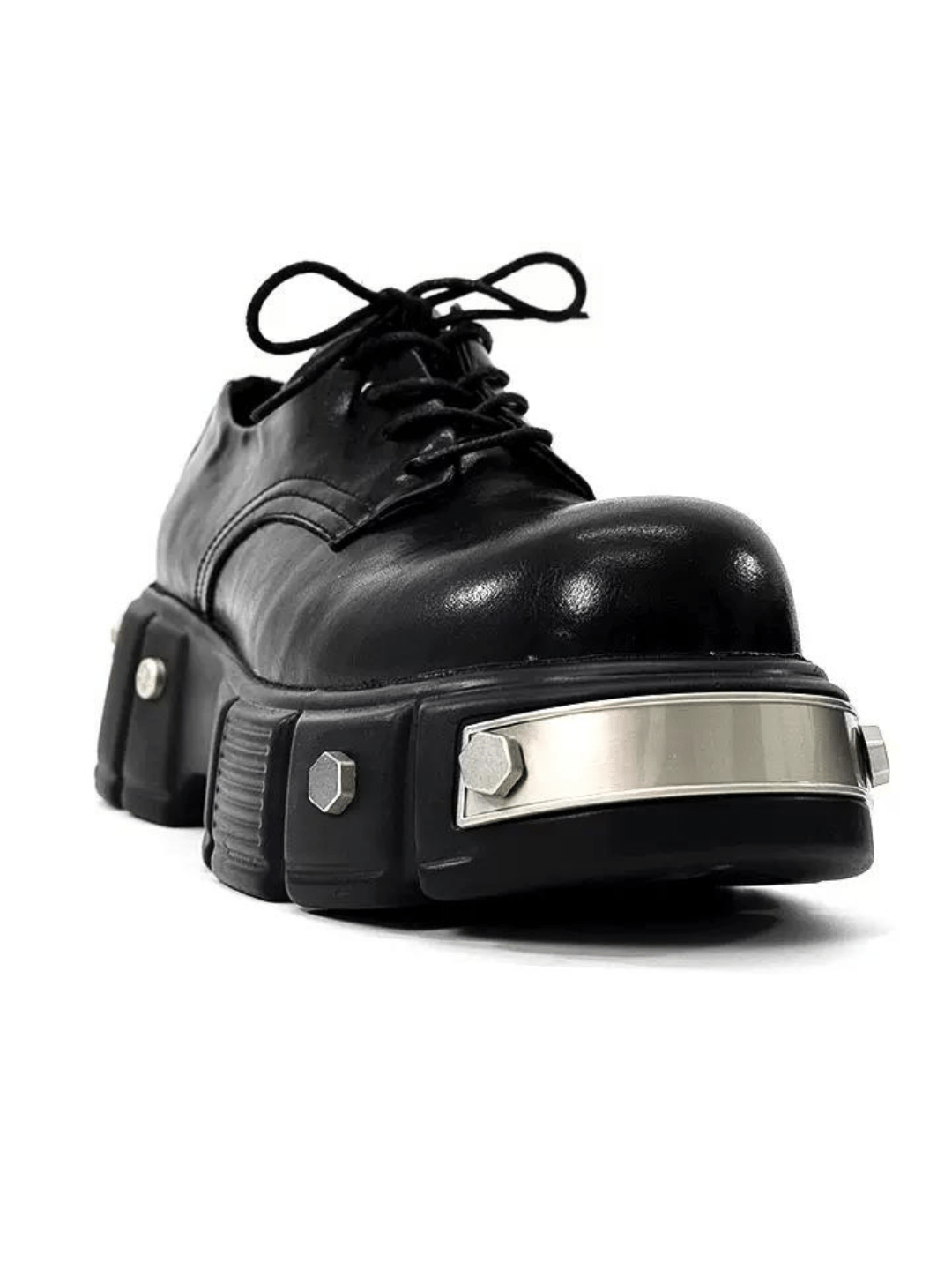 Head Round Toe Leather Shoes S041