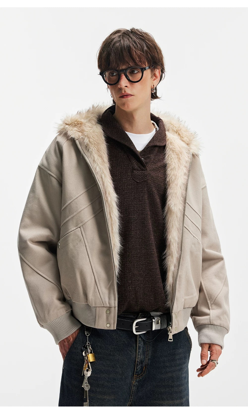 American Vintage Boxy Hooded Padded Jacket FE0347