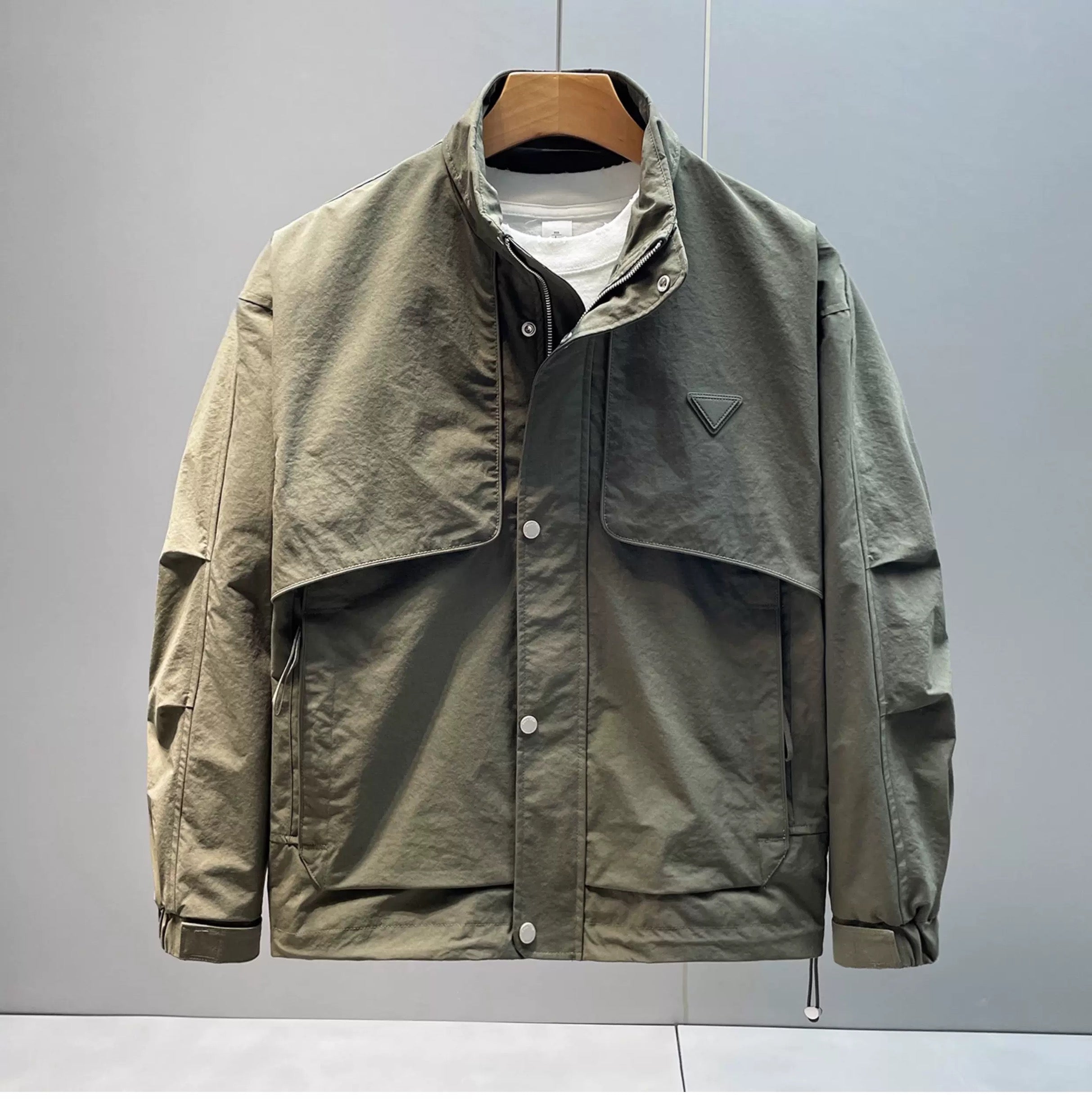Men’s Outdoor Utility Jacket – Casual Streetwear Windbreaker Coat FE0296