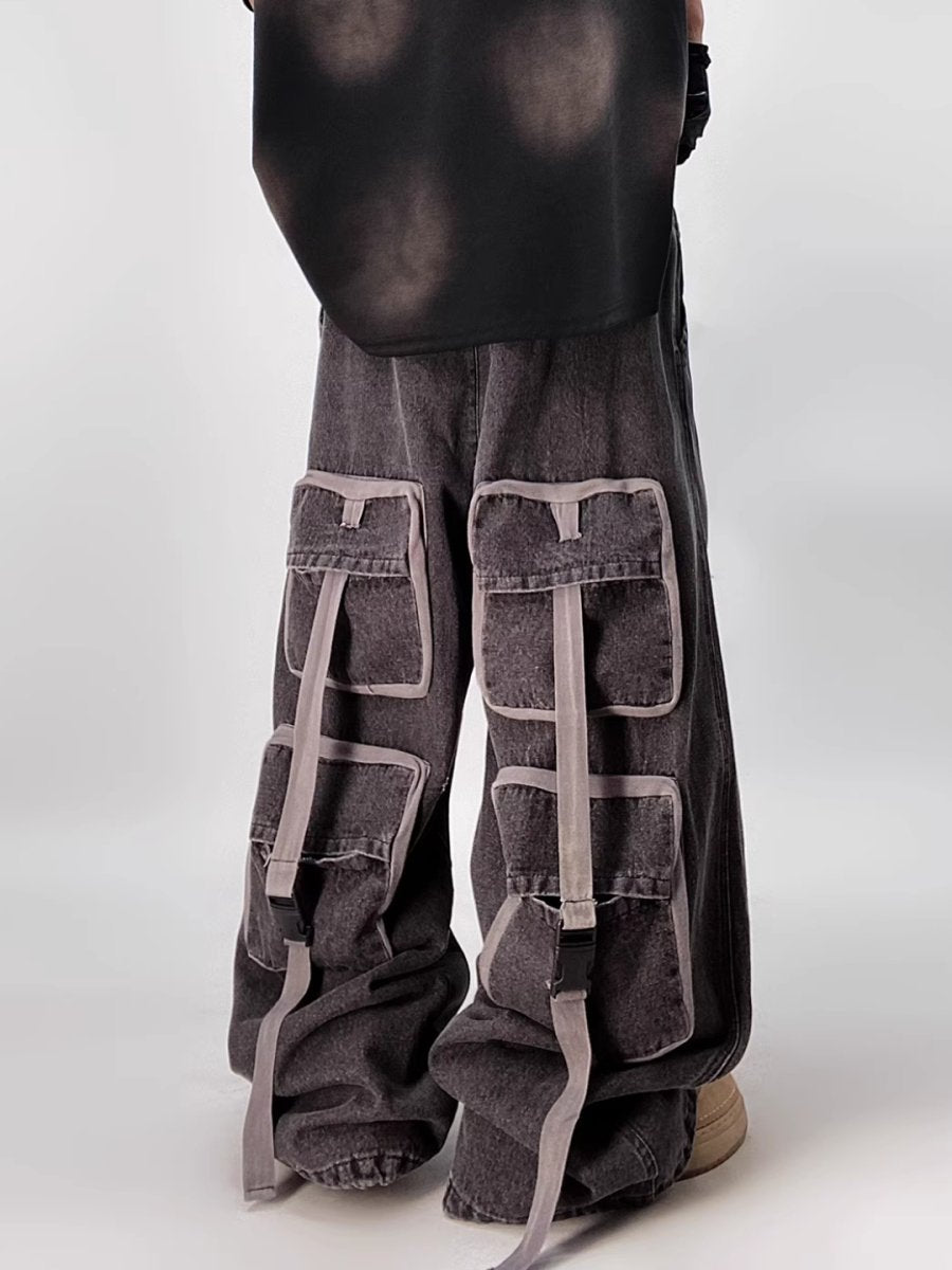multi-pocket jeans FE0422