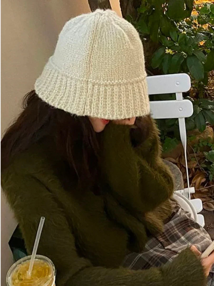 KNIT BUCKET HAT FA115