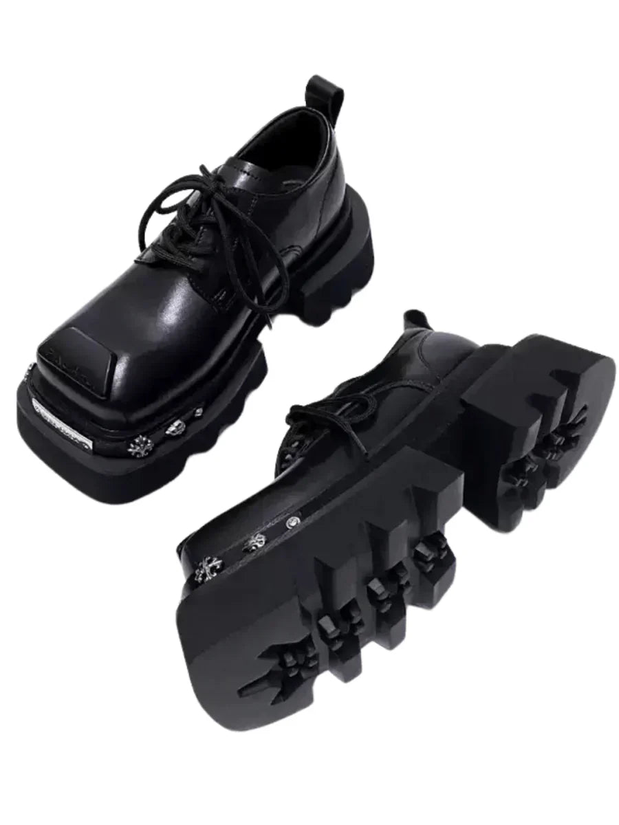 SQUARE HEAD DERBY SHOES S019
