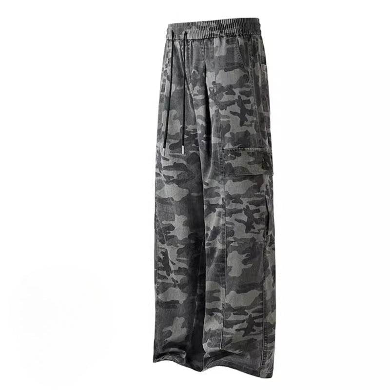 Loose retro straight overalls FE0692