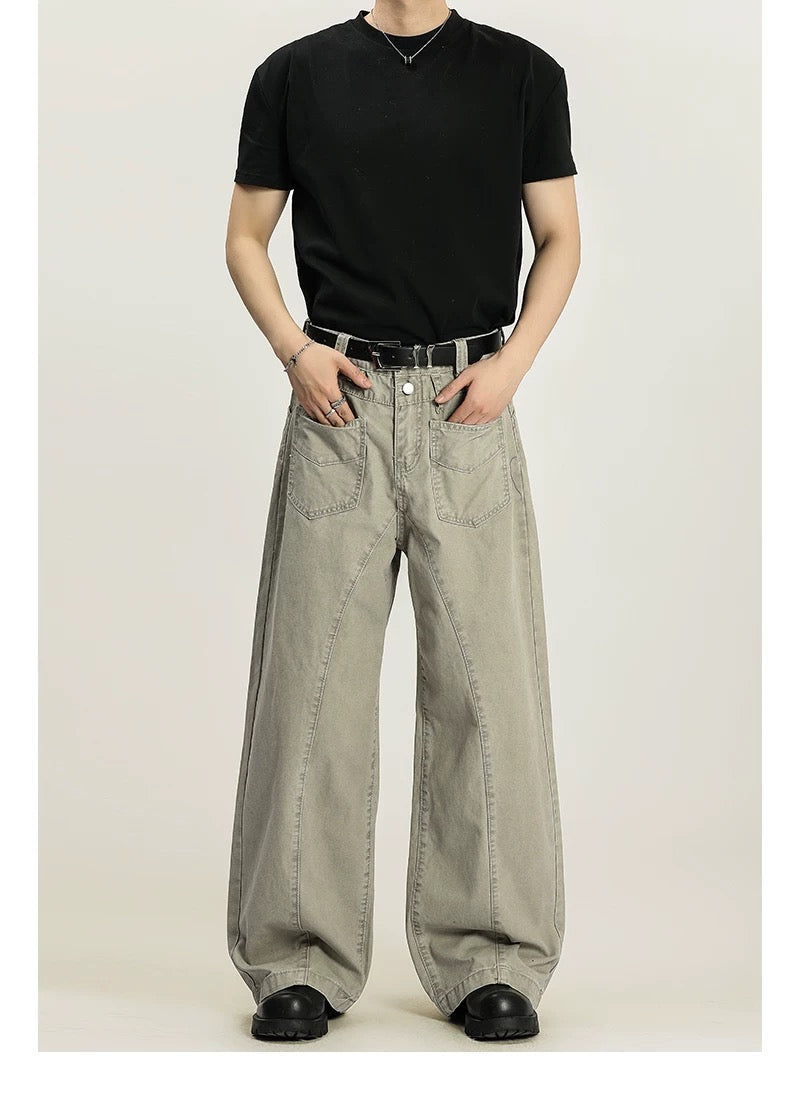 Men’s Vintage American Straight-Leg Cargo Pants FE0343