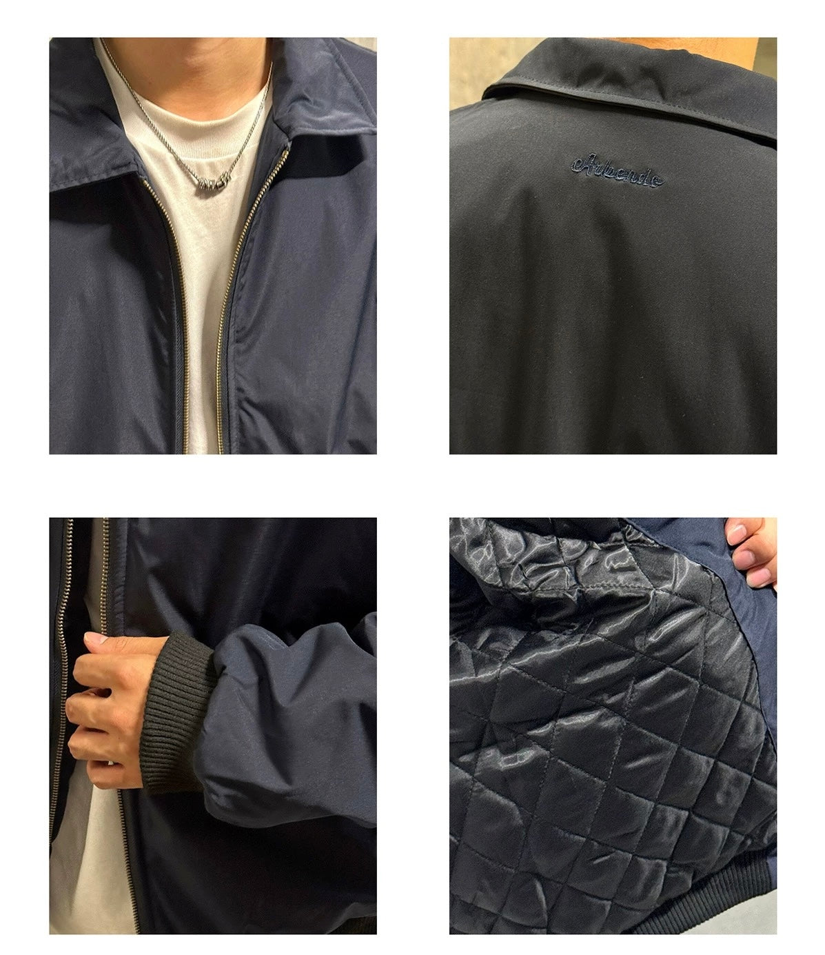 Men’s Vintage Bomber Puffer Jacket FE0299