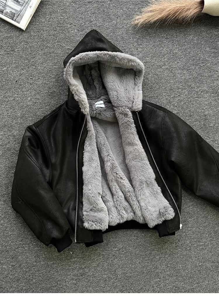 Men’s American Vintage PU Leather Jacket FE0398