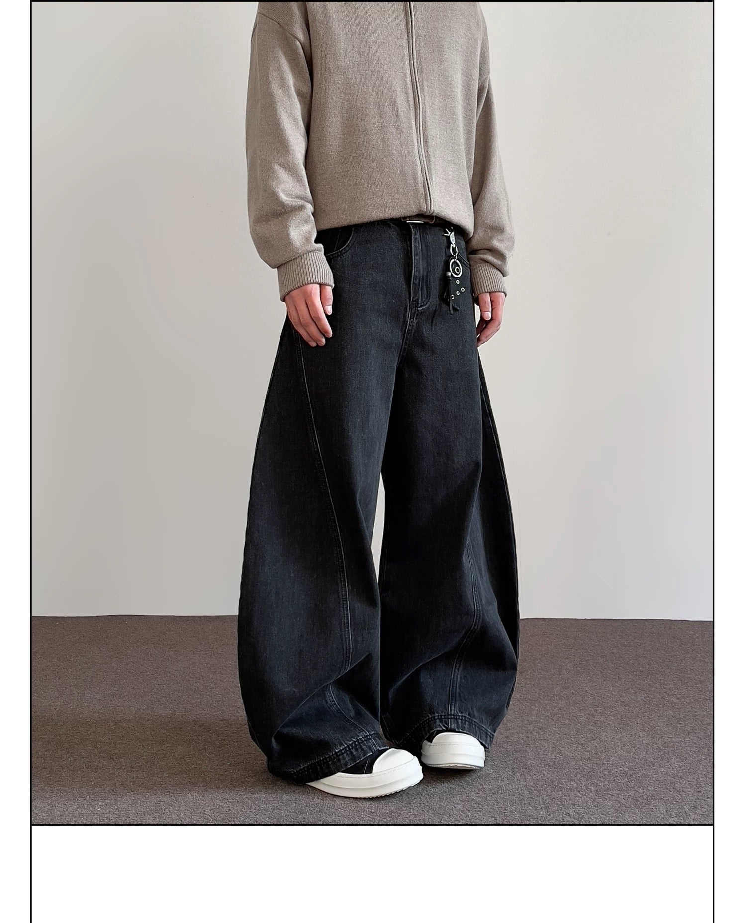 Men’s American Vintage Wide-Leg Denim Jeans FE0378