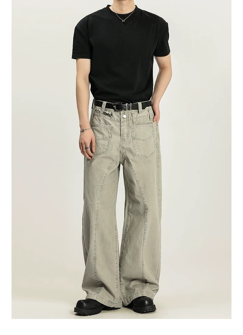 Men’s Vintage American Straight-Leg Cargo Pants FE0343