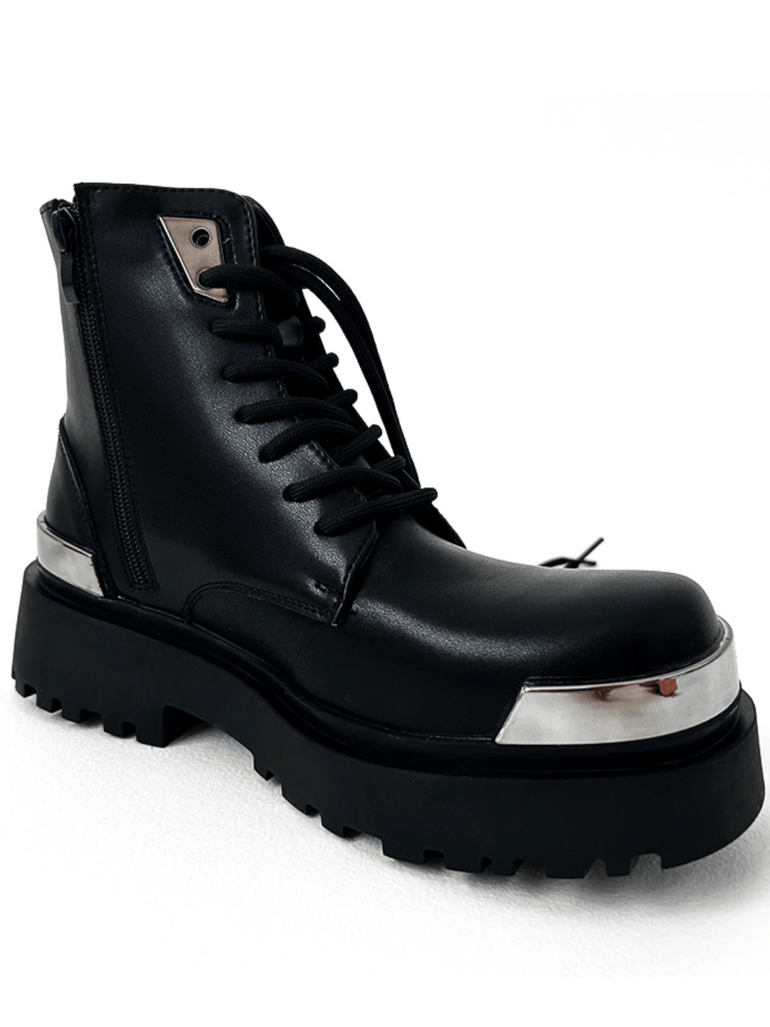 High-top Motorcycle Leather Work Boots S047