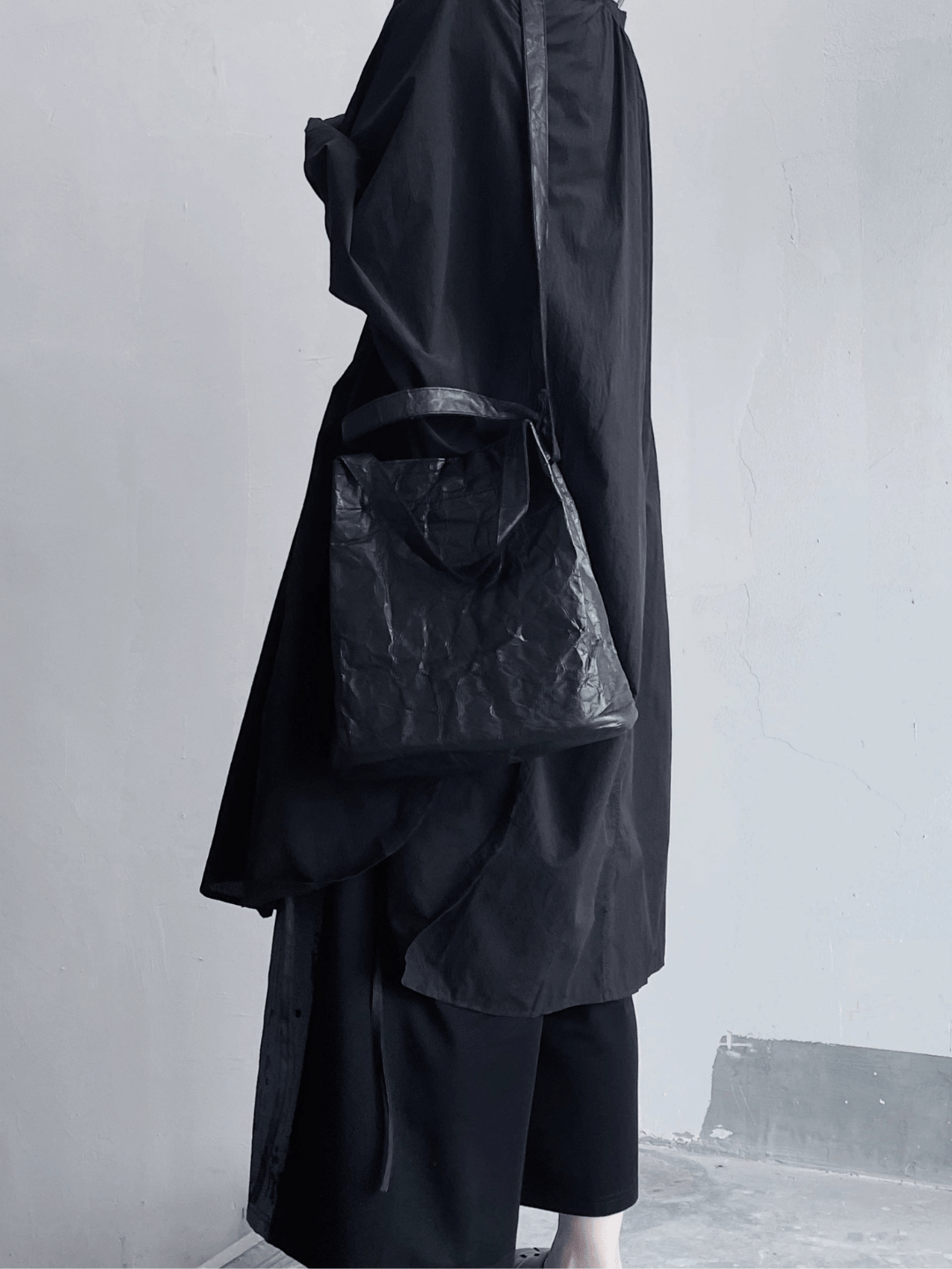 Dark Style Crumpled Bag FA081