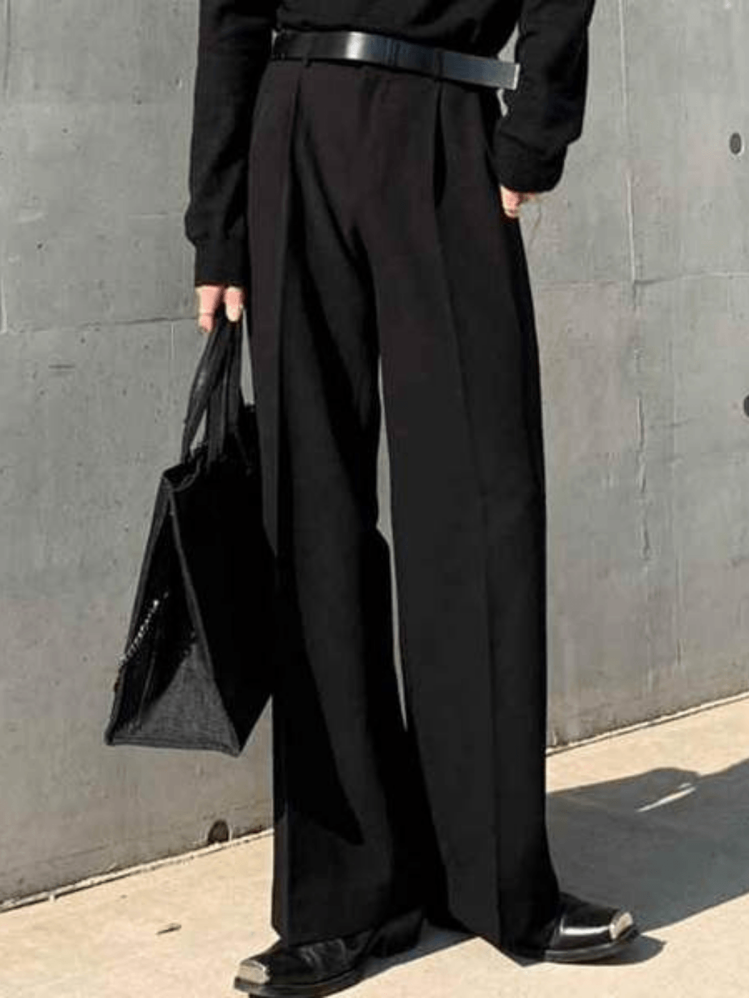Loose Silhouette Flare Slacks FE0410