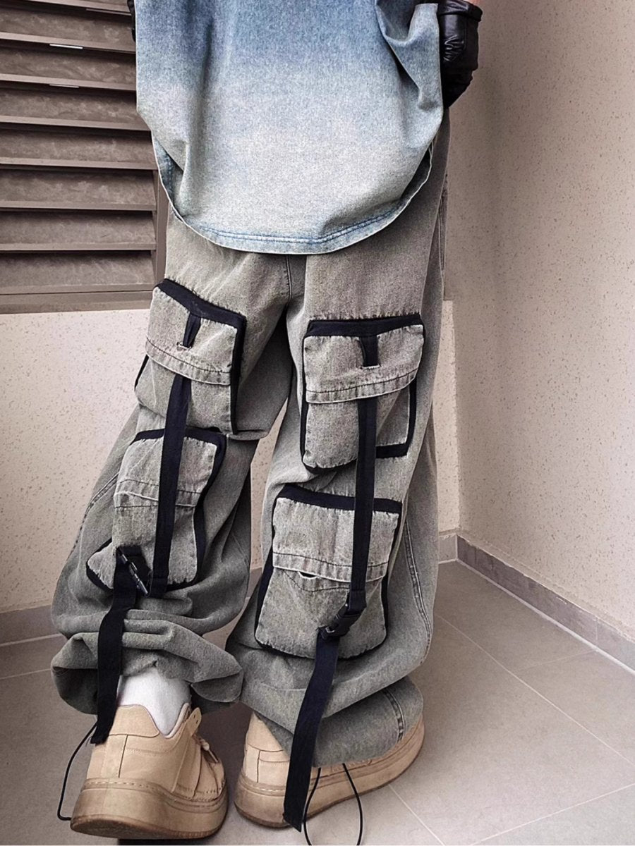 multi-pocket jeans FE0422