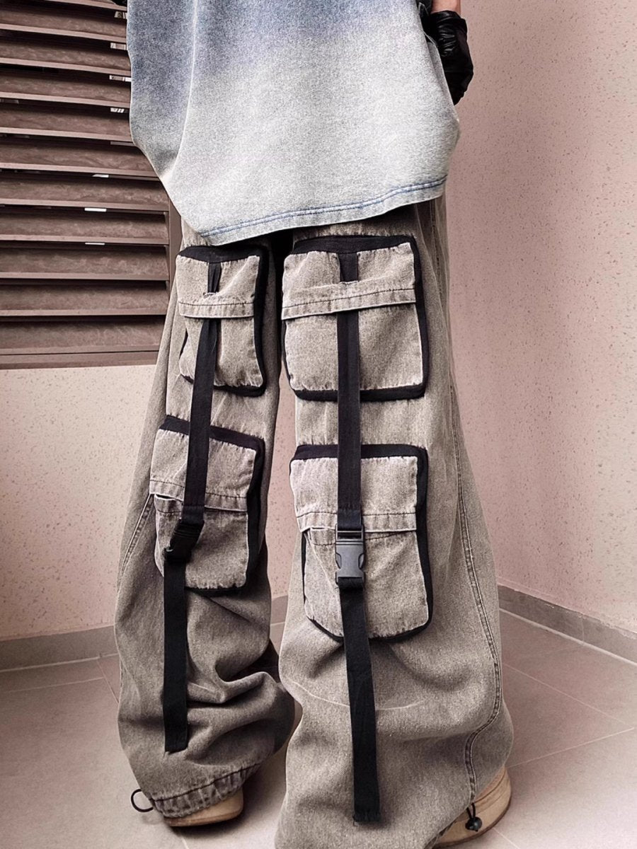 multi-pocket jeans FE0422