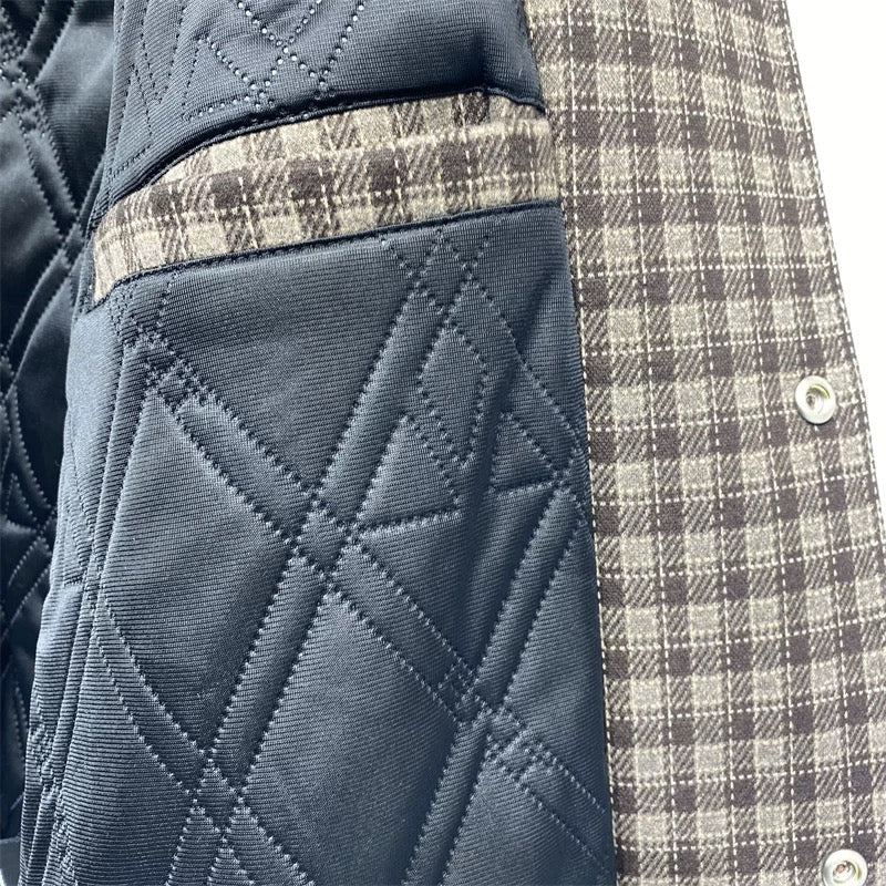Men’s Loose-Fit Sheep Wool Padded Jacket FE0075