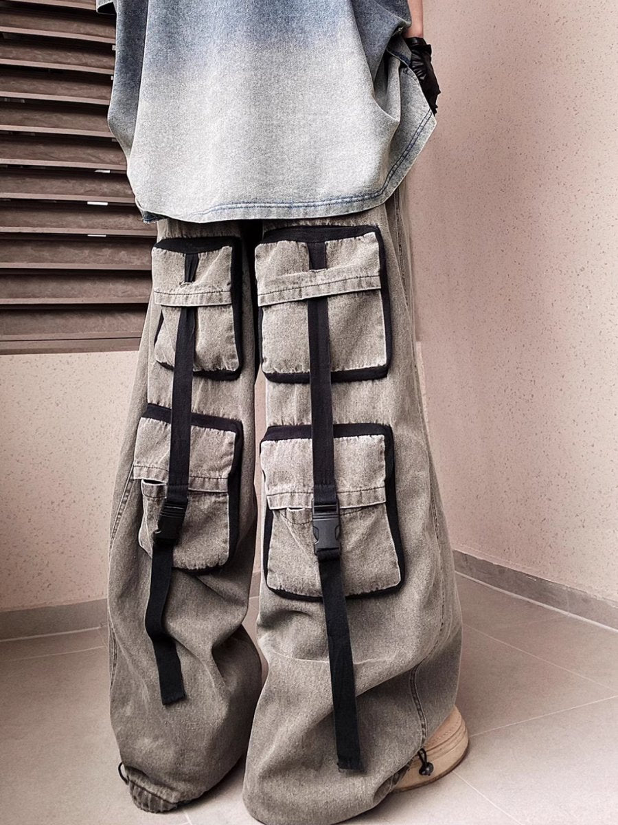 multi-pocket jeans FE0422