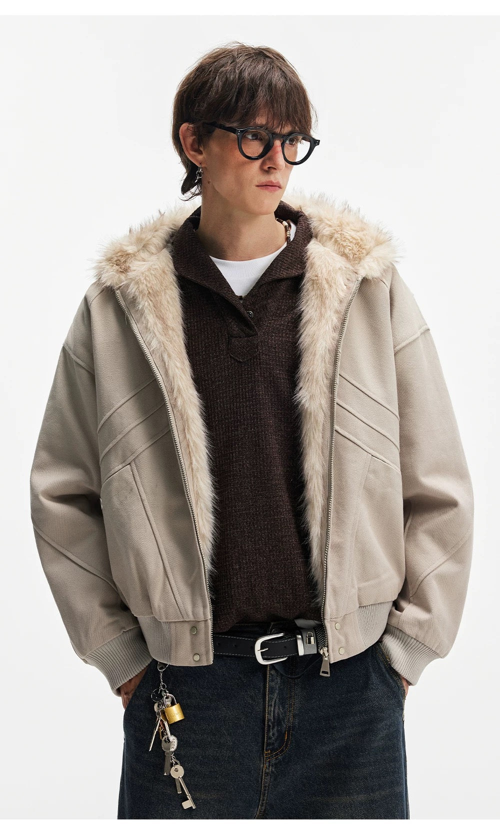 American Vintage Boxy Hooded Padded Jacket FE0347