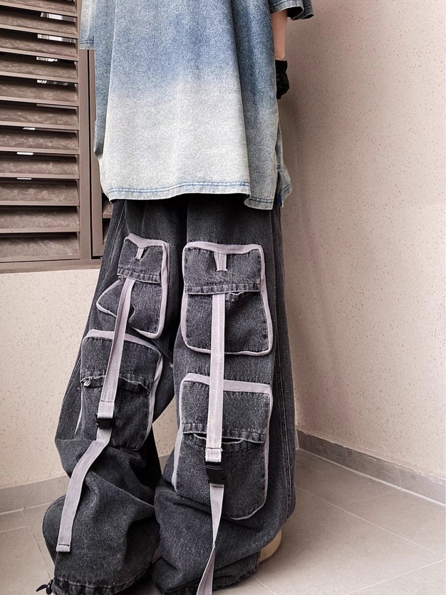 multi-pocket jeans FE0422