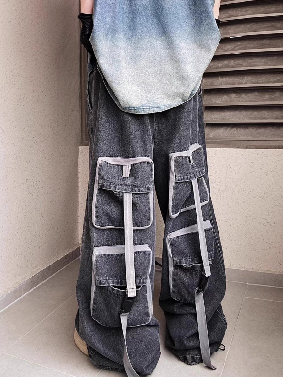 multi-pocket jeans FE0422