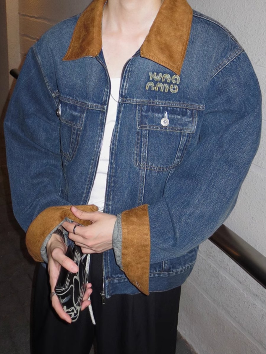 denim casual jacket FE0187