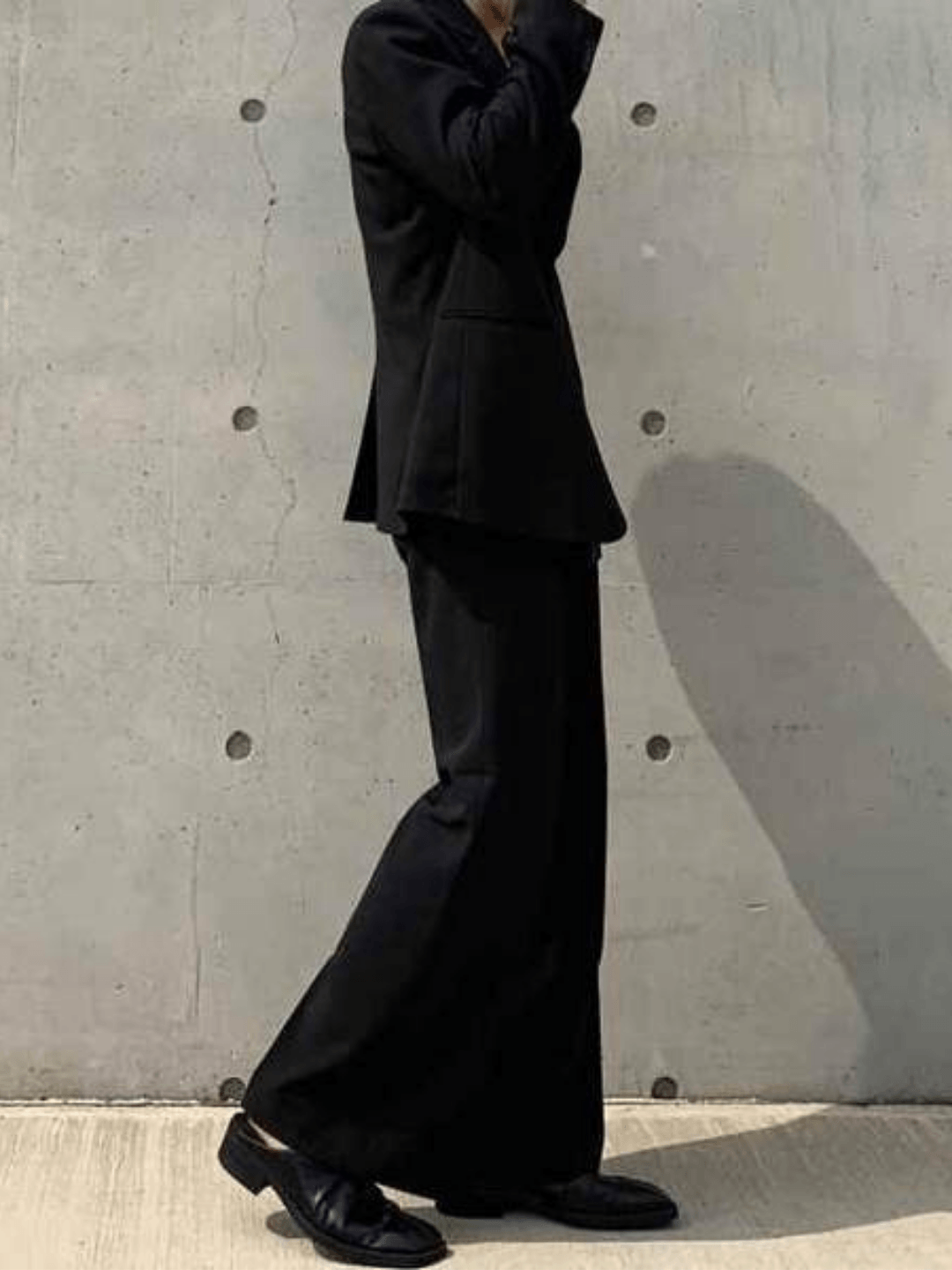 Loose Silhouette Flare Slacks FE0410