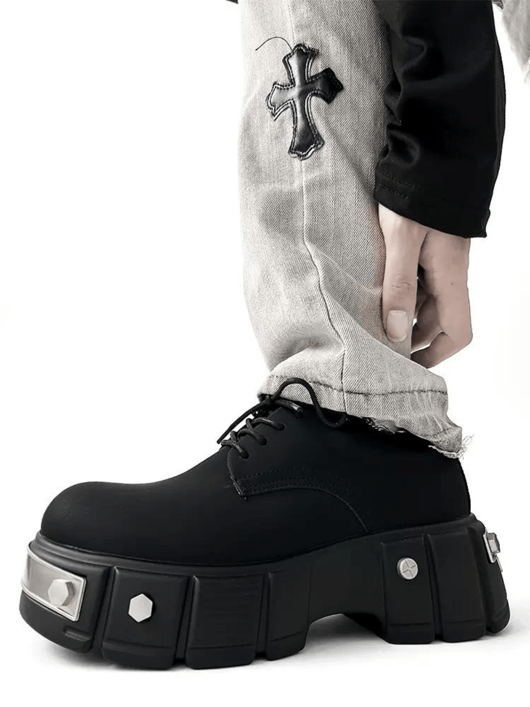 Iron-toe Derby Shoes S038