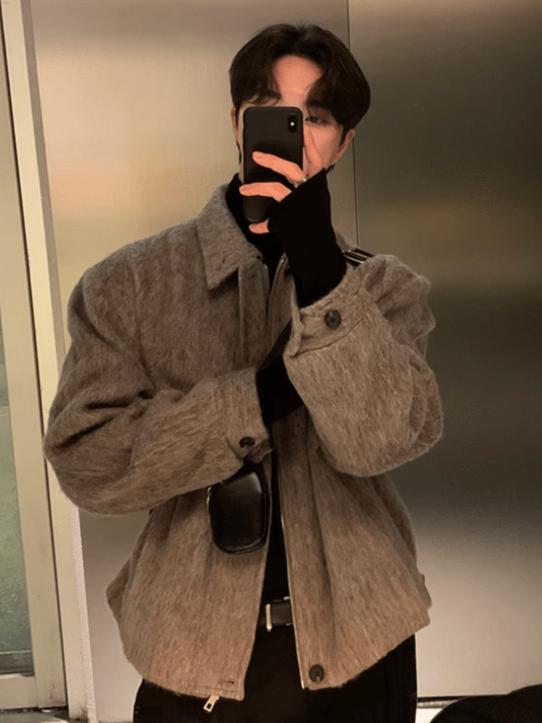 deerskin velvet short jacket FE0204