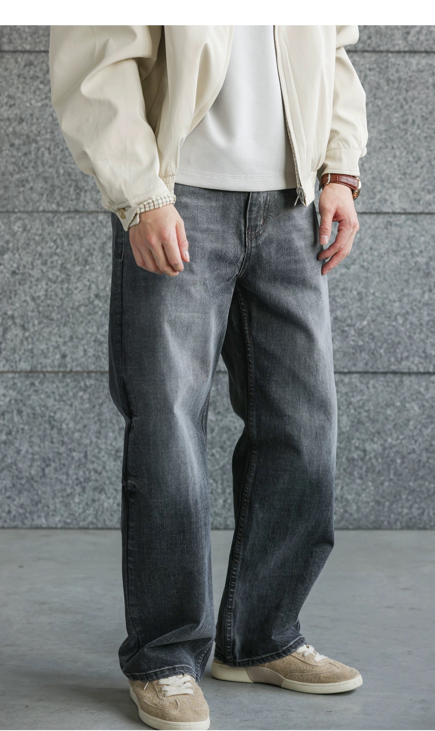 Men’s Retro American Raw Denim Jeans FE0361