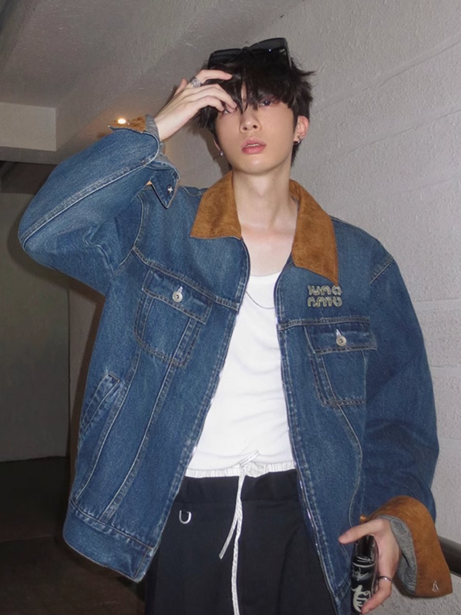 denim casual jacket FE0187