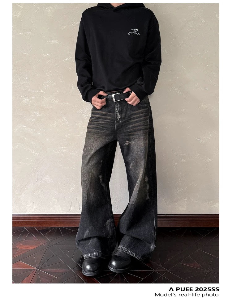 Men’s American Vintage Wide-Leg Denim Jeans FE0089