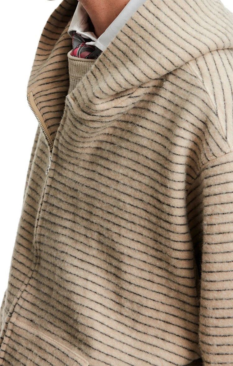 American Vintage Streetwear Cardigan Hoodie FE0339