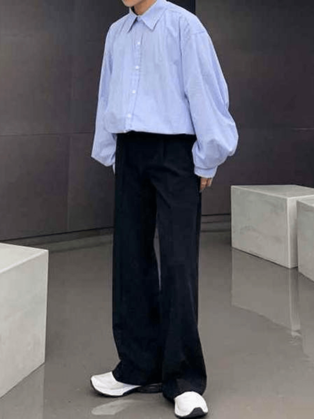 Loose Silhouette Flare Slacks FE0410