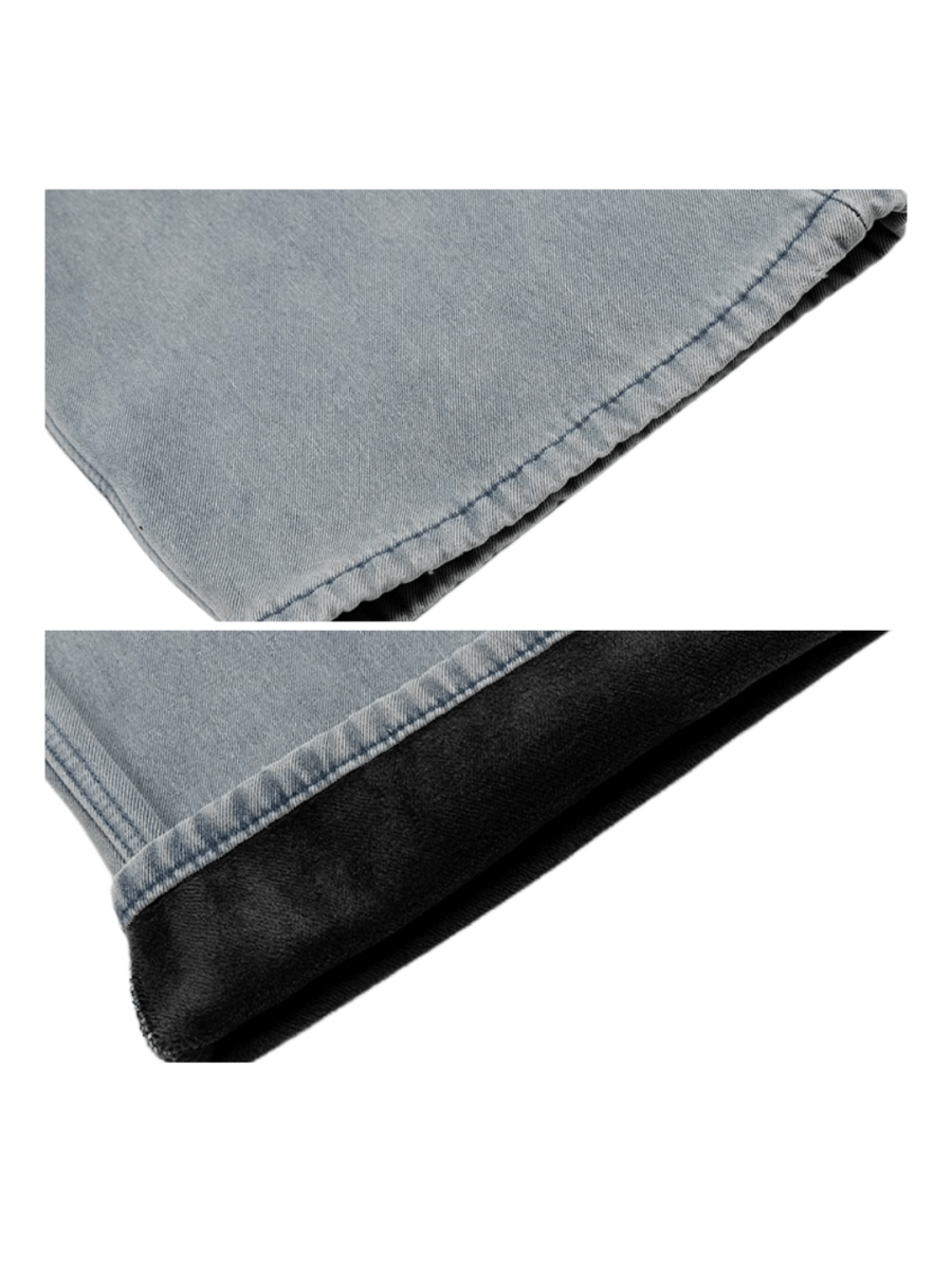 loose straight washed jeans FE0442