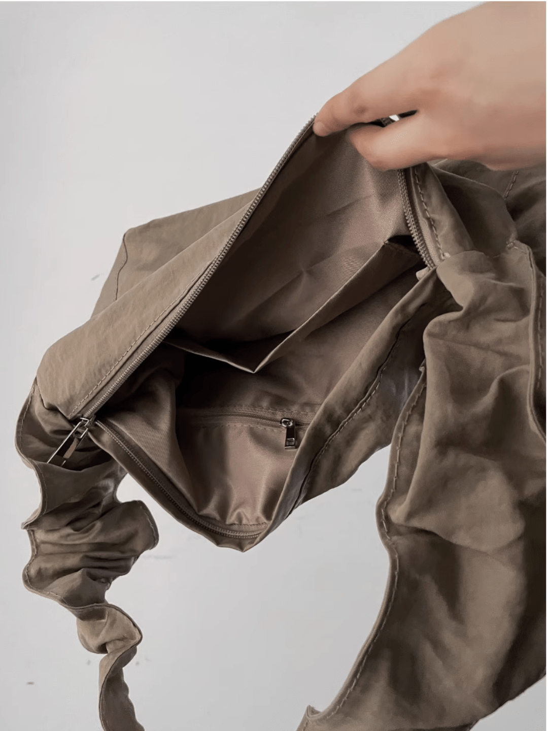 design drawstring dual-use shoulder crossbody bag FA080