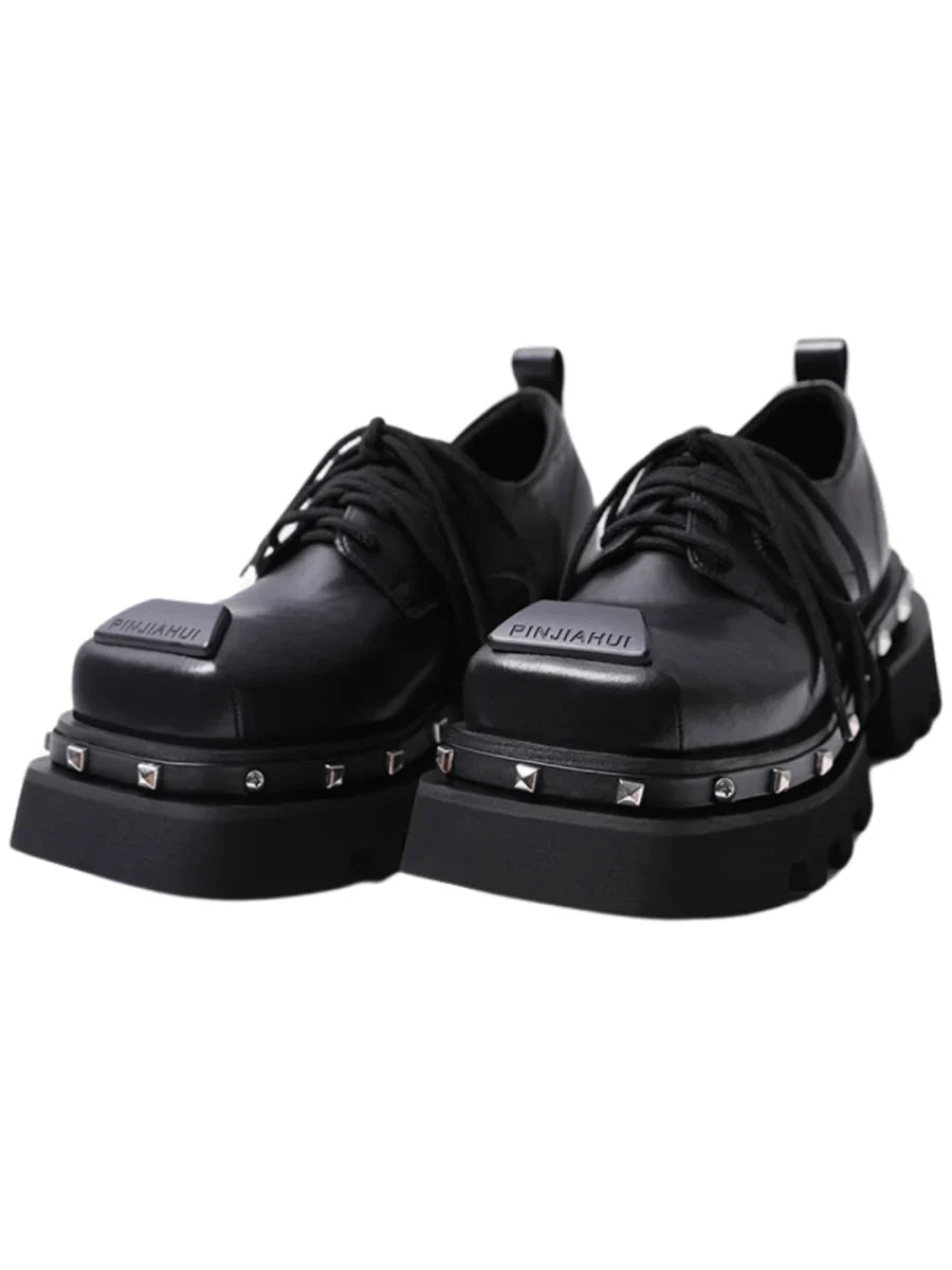 DESIGN SQUARE HEAD DERBY SHOES S021