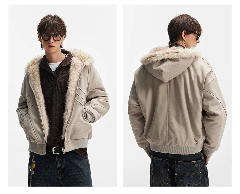 American Vintage Boxy Hooded Padded Jacket FE0347