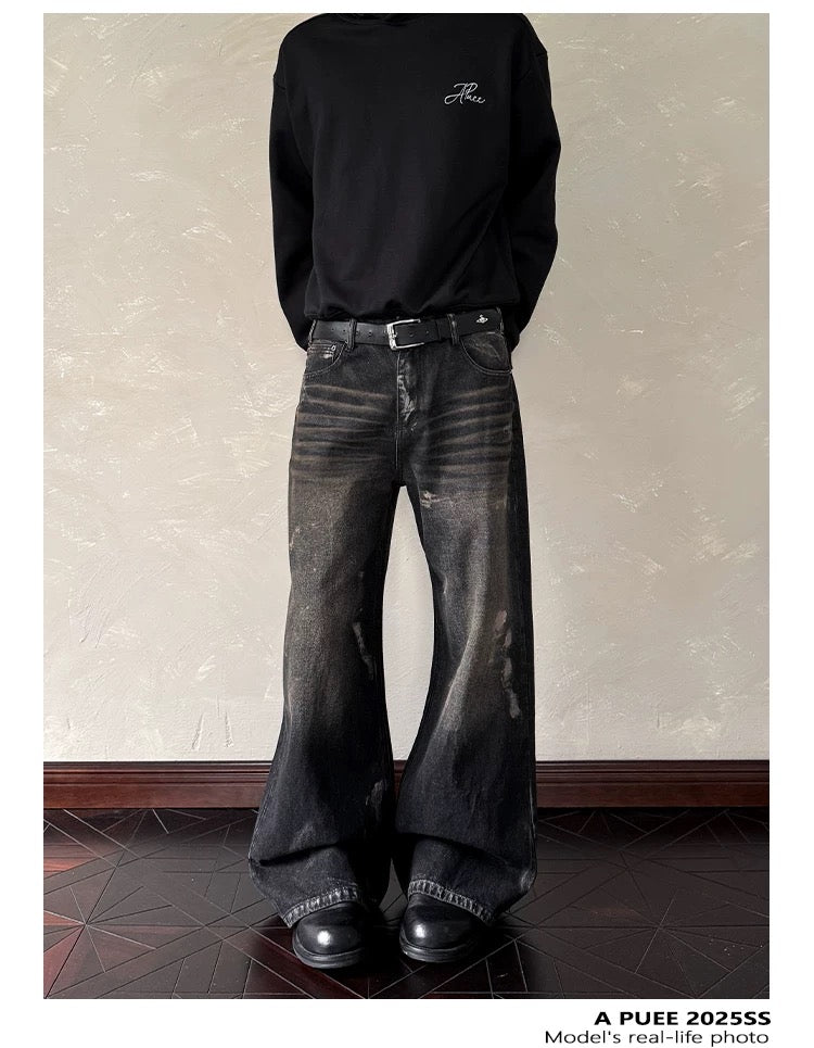 Men’s American Vintage Wide-Leg Denim Jeans FE0089