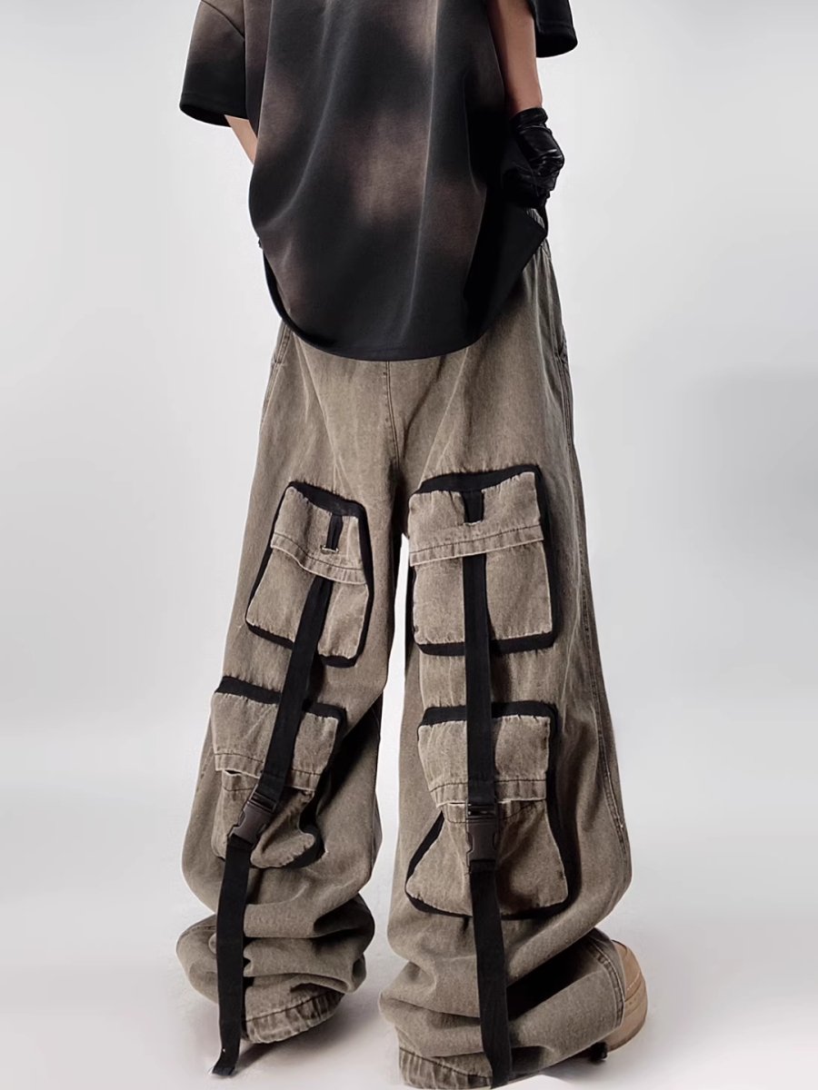 multi-pocket jeans FE0422