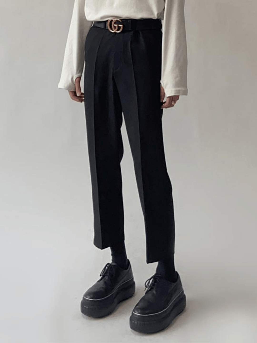 Center Press Ankle Slacks FE0411