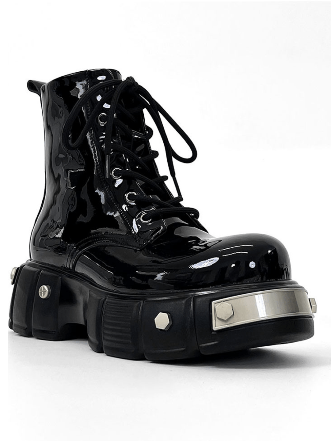 punk zipper biker boots S033