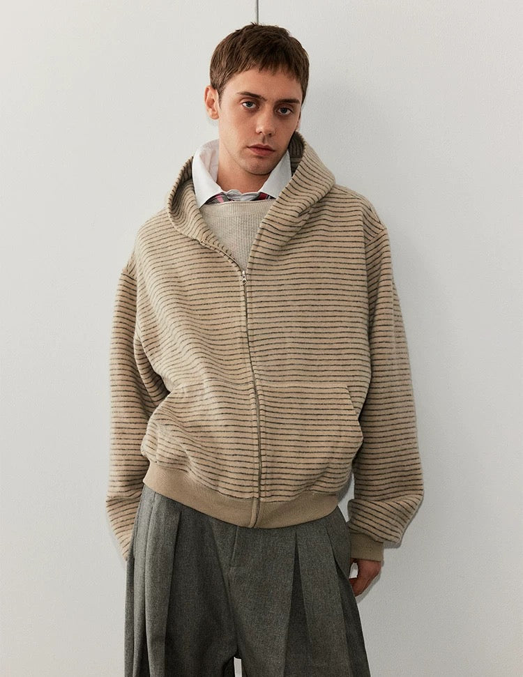American Vintage Streetwear Cardigan Hoodie FE0339