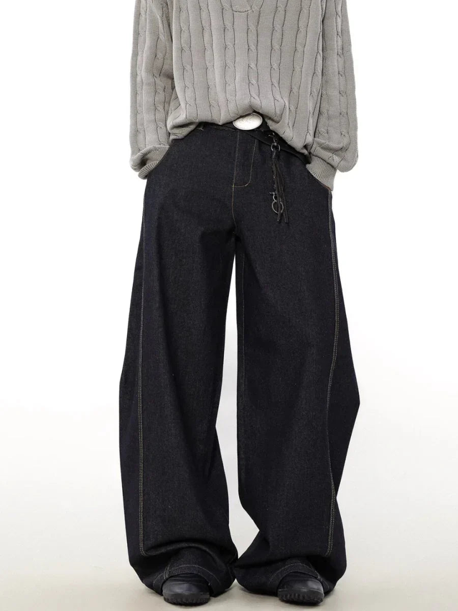 WIDE-LEGGED LOOSE JEANS FE0111