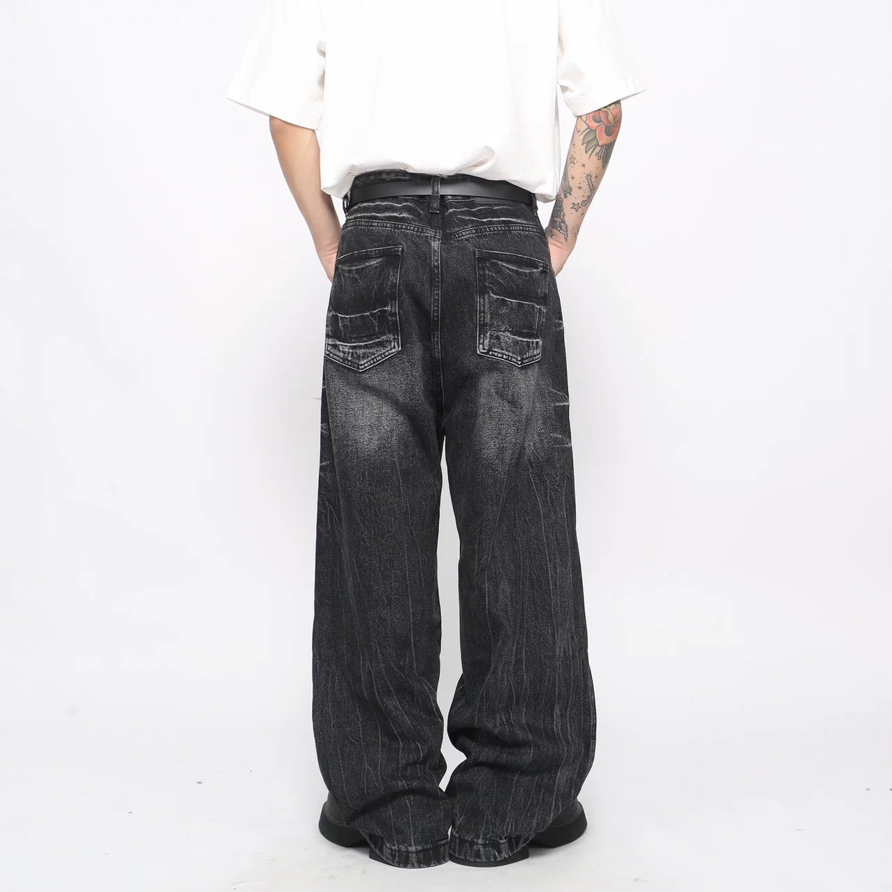 Men’s American Vintage Wide-Leg Denim Jeans FE0372